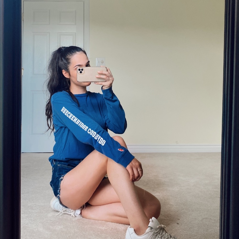 🦋 Colorado Long Sleeve Navy Pocket Tee - Picture 3 of 7